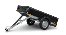 PKW Anhänger STEMA FT 7.5-20-10.1 Kippdeichsel RAL 9005, Flp. schw., Blacknose
