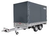 Mieten - PKW Anhänger ANSSEMS PSX-S 2000.325×178 2000 kg gebremst + Hochplane 180 cm